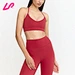 strappy racerback sports bra